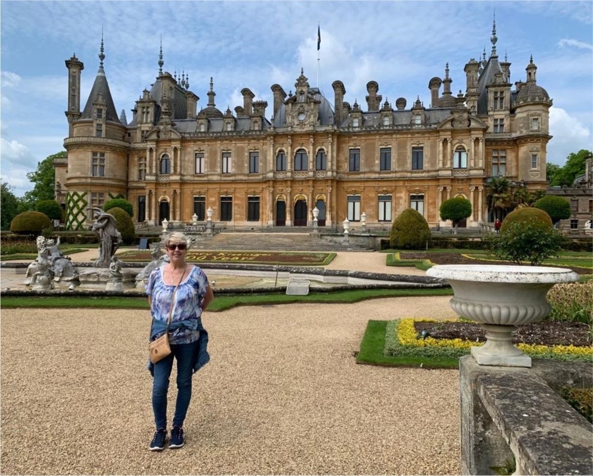 Karen at Waddesdon Manor